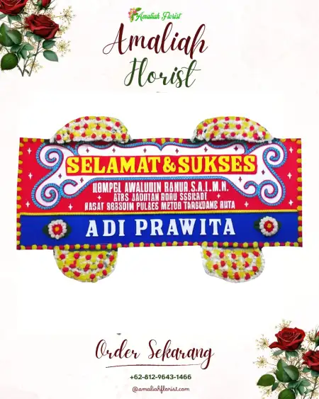 Papan Bunga Ucapan Selamat Curahrejo